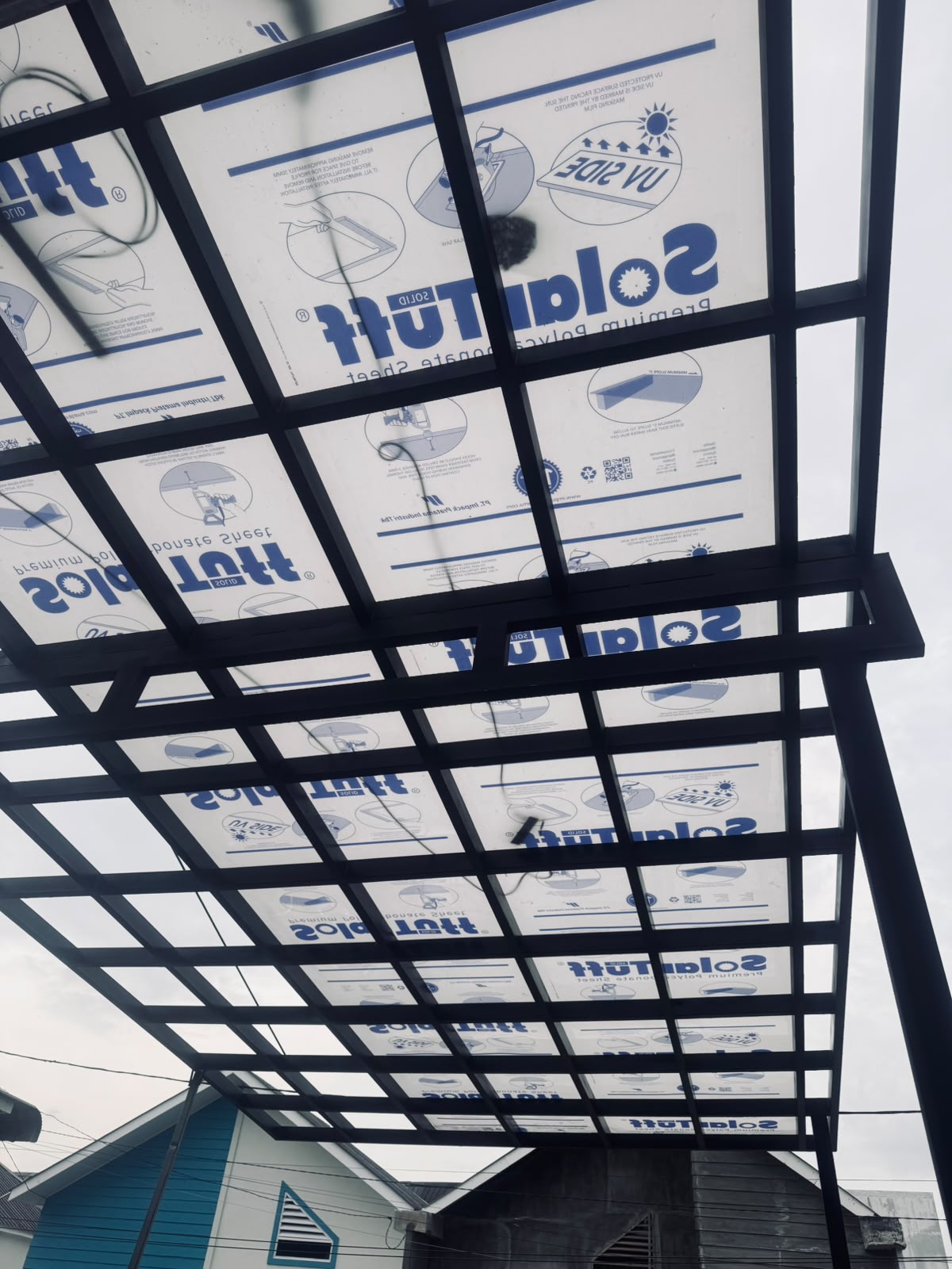 Canopi Atap Solar Tuff
